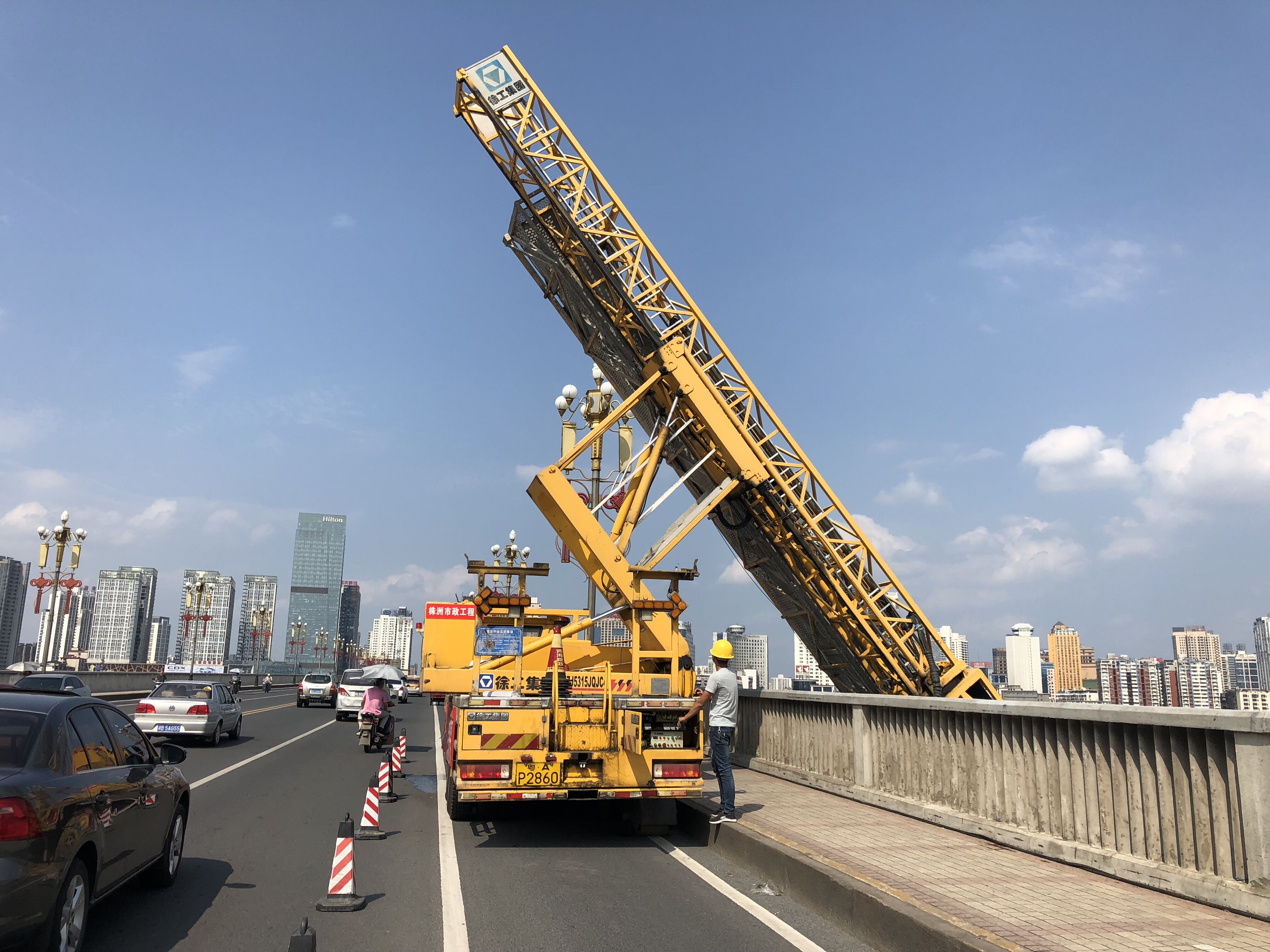 橋梁檢測(cè)車租賃案例